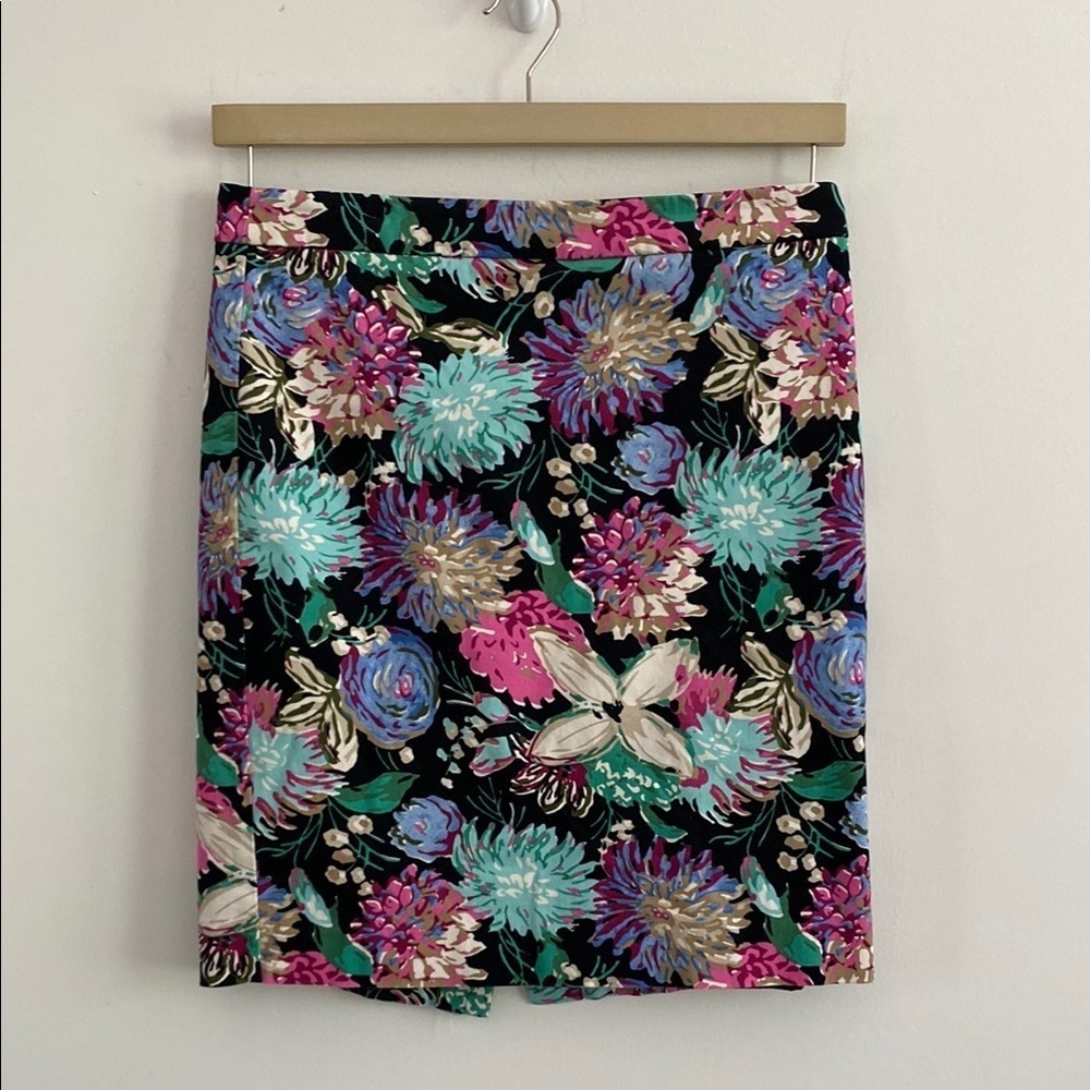 J Crew Floral Print Women's Skirt size 6